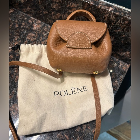 Polene Handbags - POLENE Numero Un Micro Camel